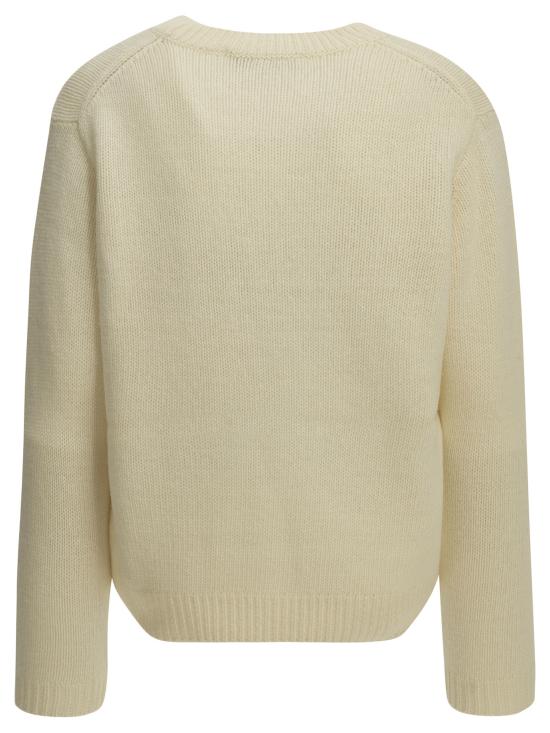 26FW 메종키츠네 스웨터 MRWKJ09KT12410383 White - MAISON KITSUNE