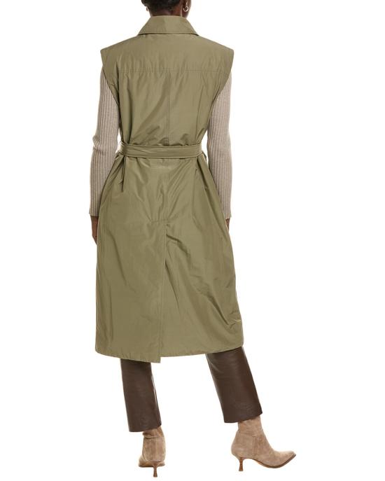  브루넬로 쿠치넬리 베스트 i105464 GREEN - BRUNELLO CUCINELLI