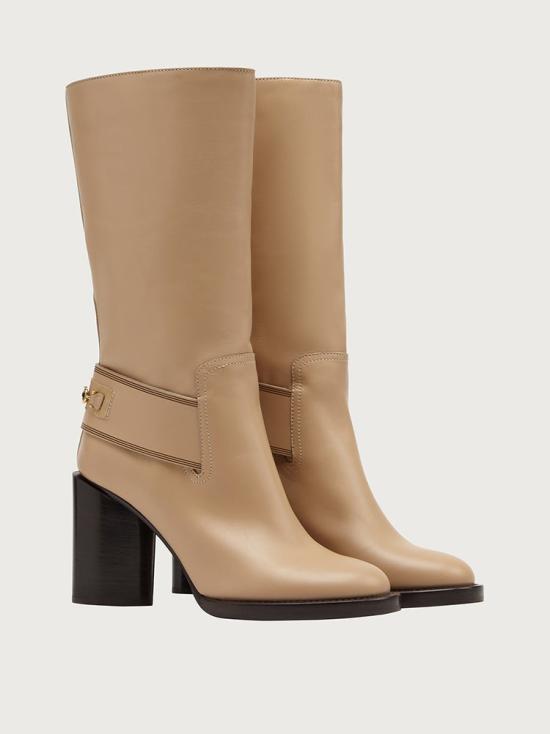  살바토레 페라가모 부츠 8057553162732 BEIGE - SALVATORE FERRAGAMO