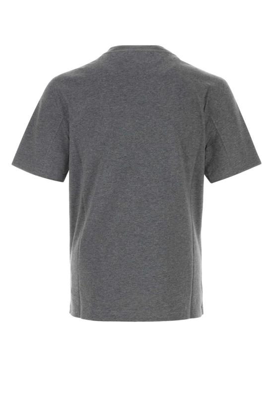 26FW 브루넬로 쿠치넬리 그래픽 프린트 코튼 티셔츠 M0B138519 C080 Grey - BRUNELLO CUCINELLI