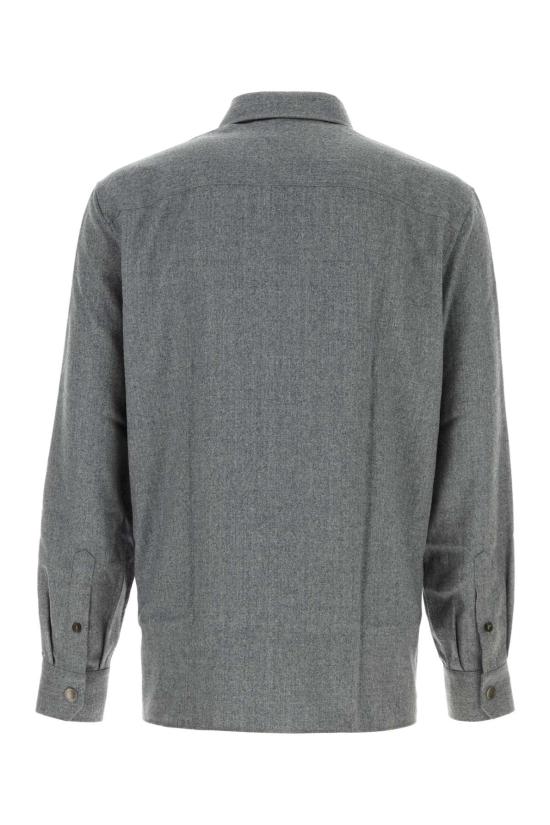26FW 브루넬로 쿠치넬리 긴팔 셔츠 MY6660721 C002 Grey - BRUNELLO CUCINELLI