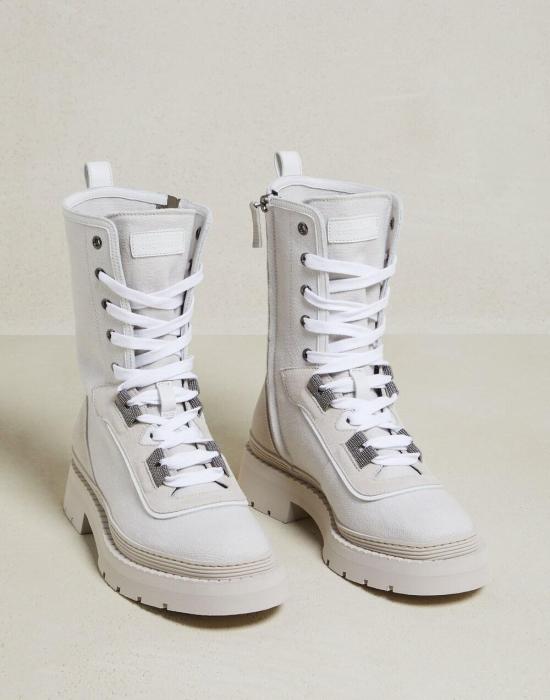  브루넬로 쿠치넬리 부츠 i116884 WHITE - BRUNELLO CUCINELLI