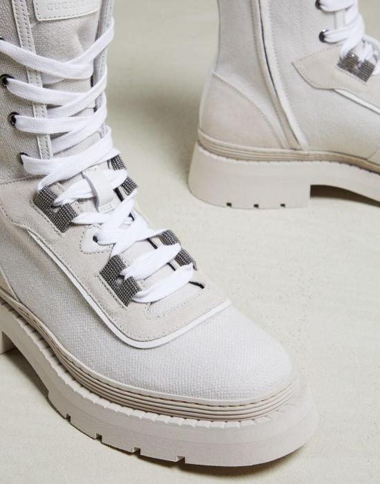  브루넬로 쿠치넬리 부츠 i116884 WHITE - BRUNELLO CUCINELLI