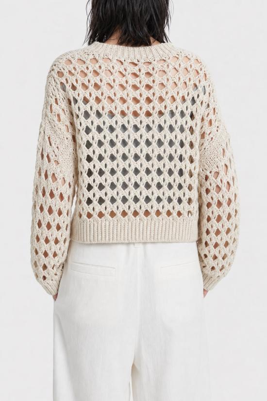  브루넬로 쿠치넬리 스웨터 i262145 BEIGE - BRUNELLO CUCINELLI