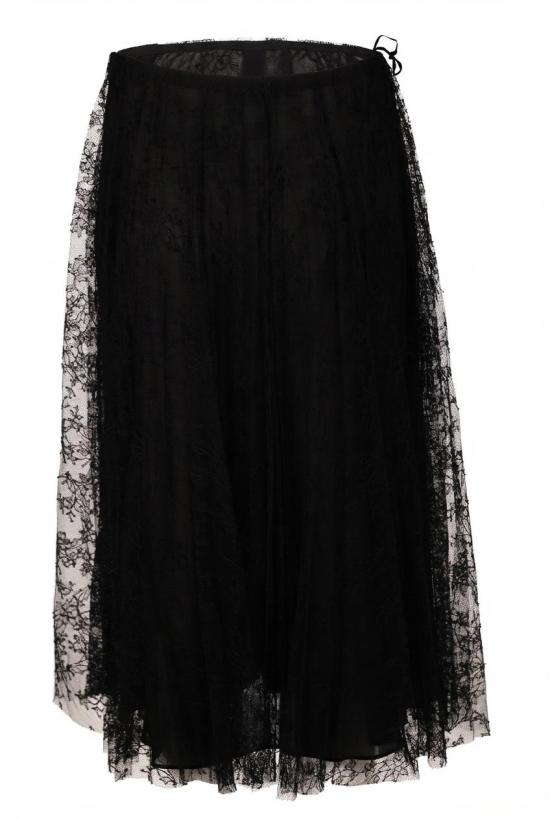  발렌티노 가라바니 스커트 8052327603060 BLACK - VALENTINO GARAVANI