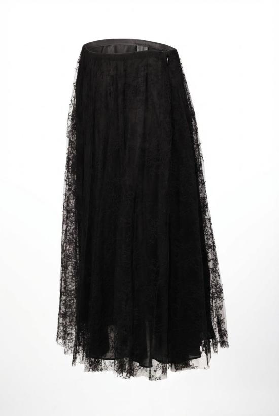  발렌티노 가라바니 스커트 8052327603060 BLACK - VALENTINO GARAVANI