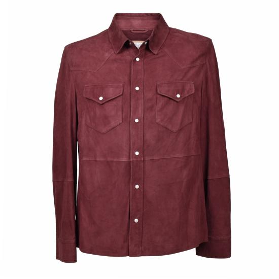  브루넬로 쿠치넬리 자켓 i240337 BURGUNDY - BRUNELLO CUCINELLI