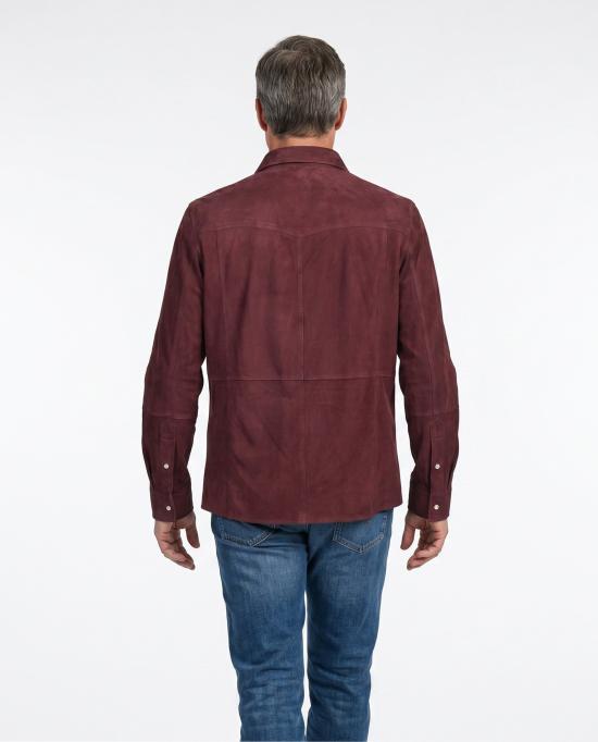  브루넬로 쿠치넬리 자켓 i240337 BURGUNDY - BRUNELLO CUCINELLI