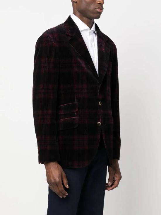  브루넬로 쿠치넬리 자켓 i131119 BURGUNDY - BRUNELLO CUCINELLI