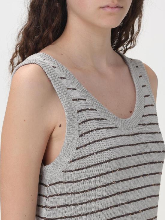  브루넬로 쿠치넬리 점프수트 i249664 GRAY - BRUNELLO CUCINELLI