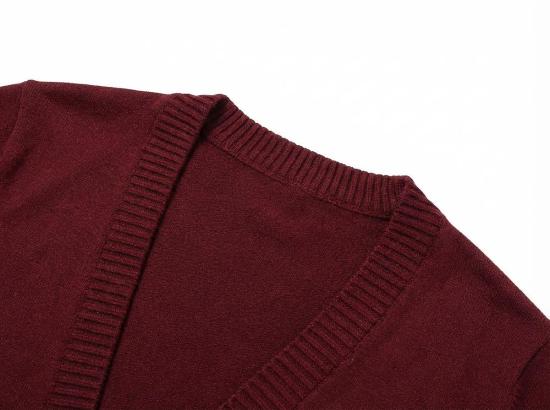  발렌티노 가라바니 스웨터 8054738422599 BURGUNDY - VALENTINO GARAVANI
