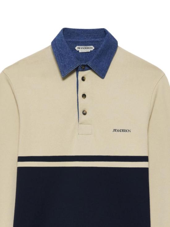 26FW JW앤더슨 폴로 티셔츠 JO0298PG1938027 Neutrals - JW ANDERSON