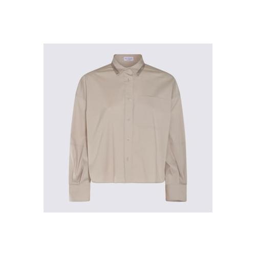  브루넬로 쿠치넬리 셔츠 i117673 BEIGE