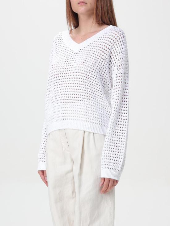  브루넬로 쿠치넬리 스웨터 i262708 WHITE - BRUNELLO CUCINELLI