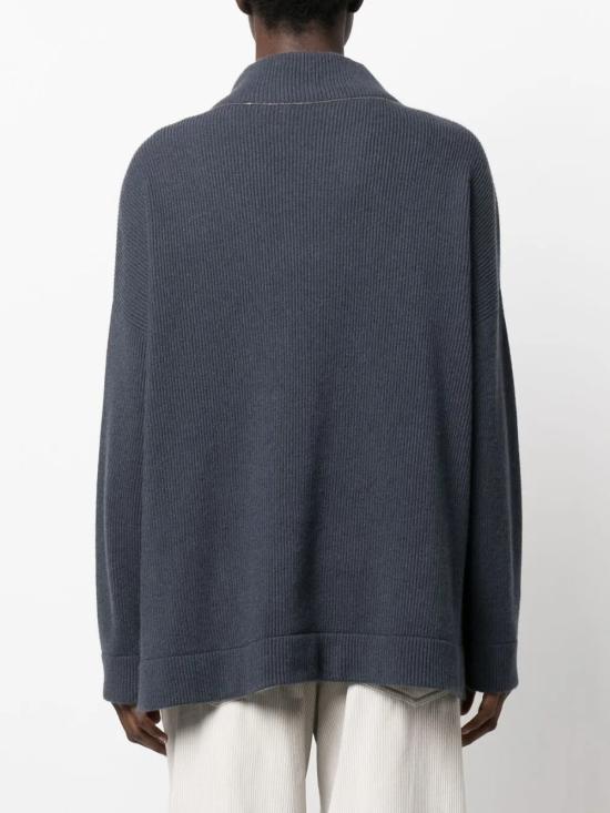  브루넬로 쿠치넬리 스웨터 i201796 NAVY - BRUNELLO CUCINELLI