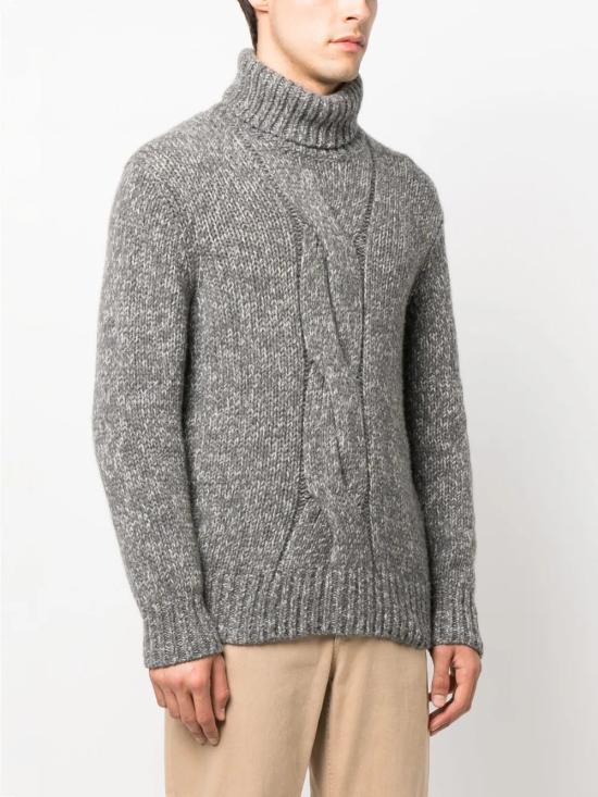  브루넬로 쿠치넬리 스웨터 i131447 GRAY - BRUNELLO CUCINELLI
