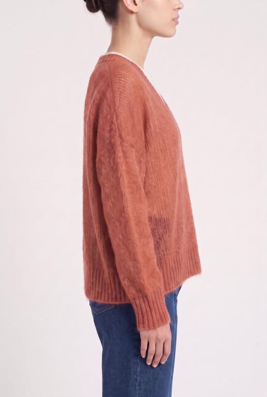 브루넬로 쿠치넬리 스웨터 i262013 RUST - BRUNELLO CUCINELLI