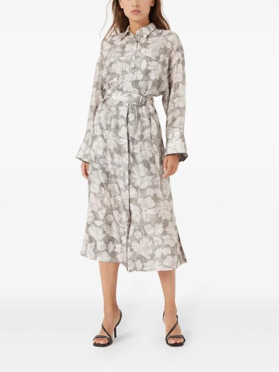  브루넬로 쿠치넬리 셔츠 i254361 GRAY - BRUNELLO CUCINELLI