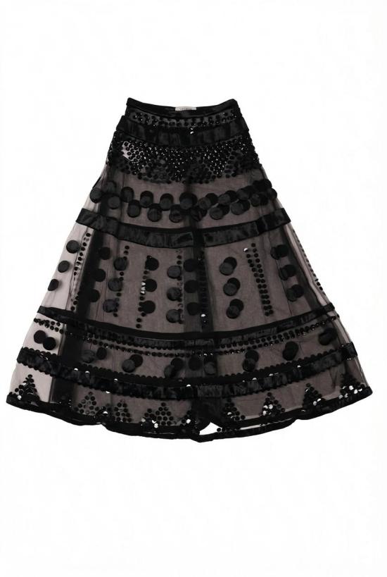  발렌티노 가라바니 스커트 8054738161863 BLACK - VALENTINO GARAVANI