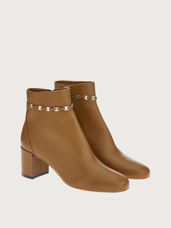  살바토레 페라가모 힐/펌프스 8057553350306 BROWN - SALVATORE FERRAGAMO