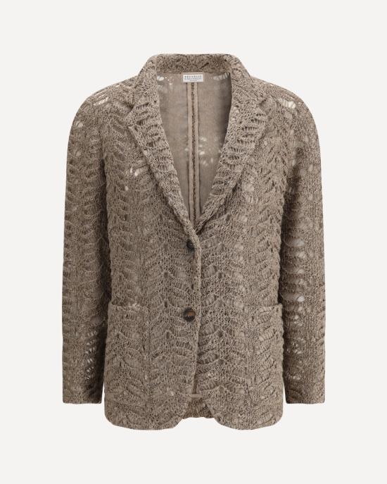  브루넬로 쿠치넬리 자켓 i255612 BROWN - BRUNELLO CUCINELLI