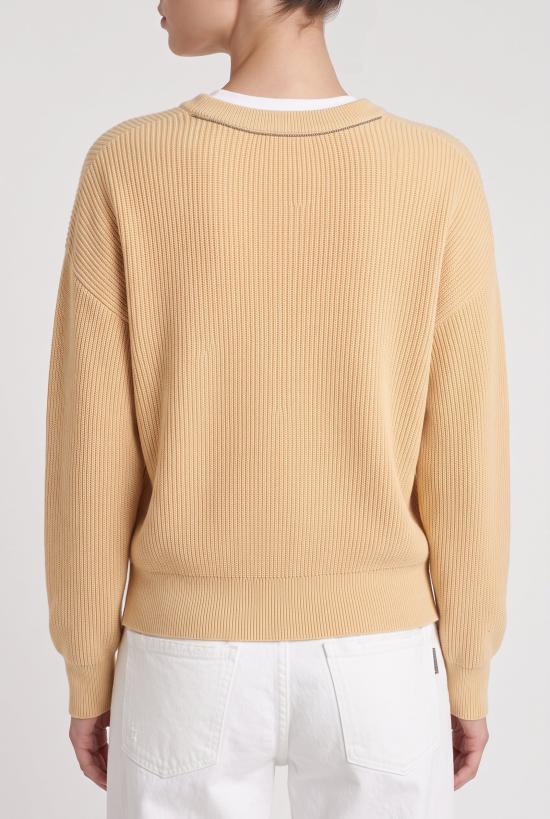  브루넬로 쿠치넬리 스웨터 i261606 YELLOW - BRUNELLO CUCINELLI