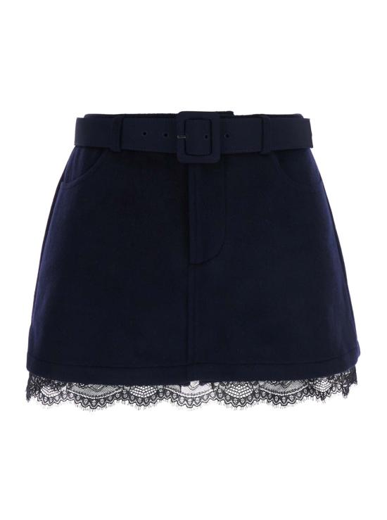 26FW 셀프 포트레이트 스커트 SC26080PNNAVY Blu