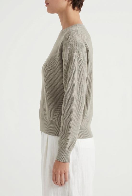  브루넬로 쿠치넬리 스웨터 i261619 GREY - BRUNELLO CUCINELLI
