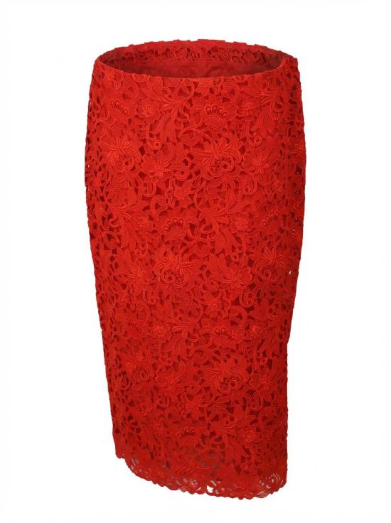  발렌티노 가라바니 스커트 8056097830992 RED - VALENTINO GARAVANI