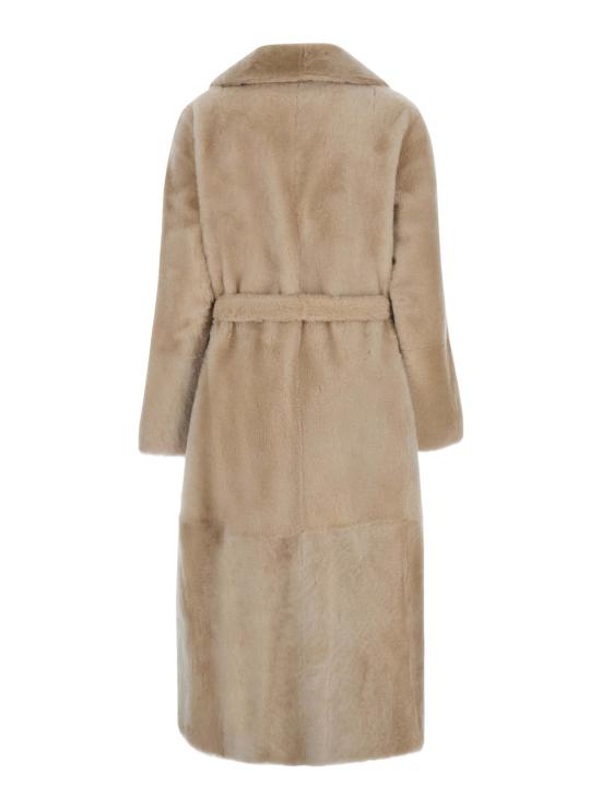 26FW 이브살로몬 무스탕 21WYM60417MERLA2329 Beige - YVES SALOMON