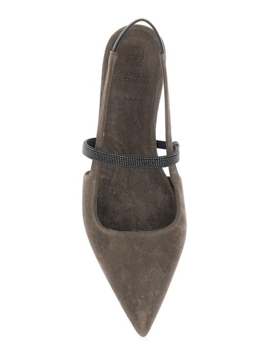 26FW 브루넬로 쿠치넬리 플랫 슈즈 MZSFC2500C8769 Brown - BRUNELLO CUCINELLI