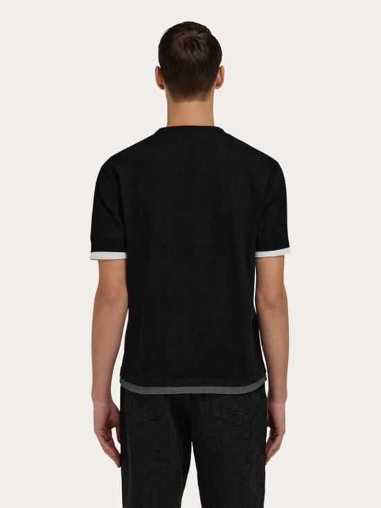  살바토레 페라가모 스웨터 i266904 BLACK - SALVATORE FERRAGAMO