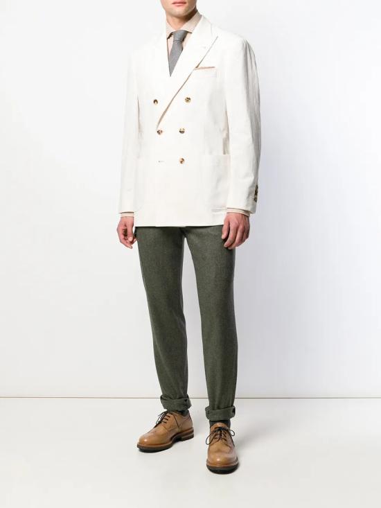  브루넬로 쿠치넬리 자켓 i218697 WHITE - BRUNELLO CUCINELLI