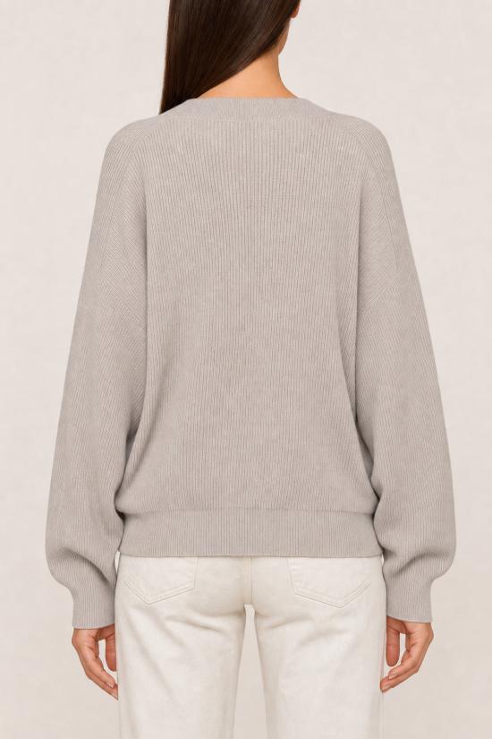  브루넬로 쿠치넬리 스웨터 i261782 GRAY - BRUNELLO CUCINELLI