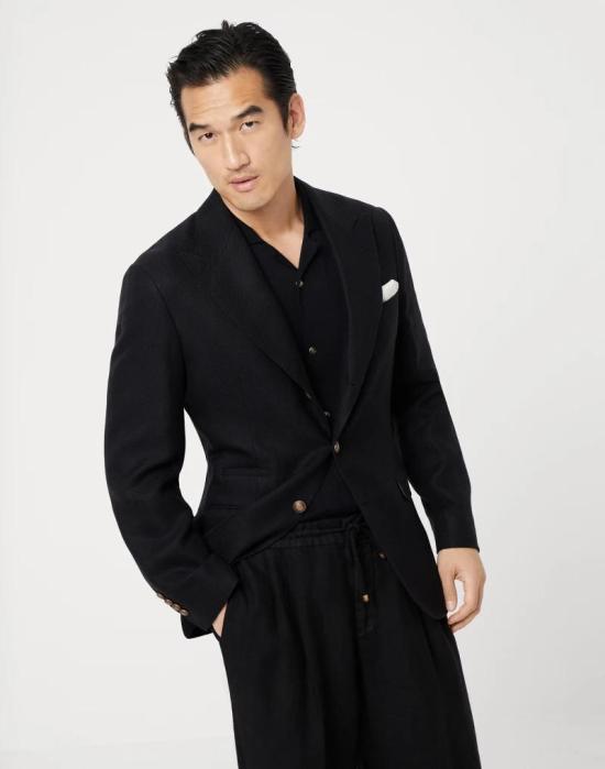  브루넬로 쿠치넬리 자켓 i114391 BLACK