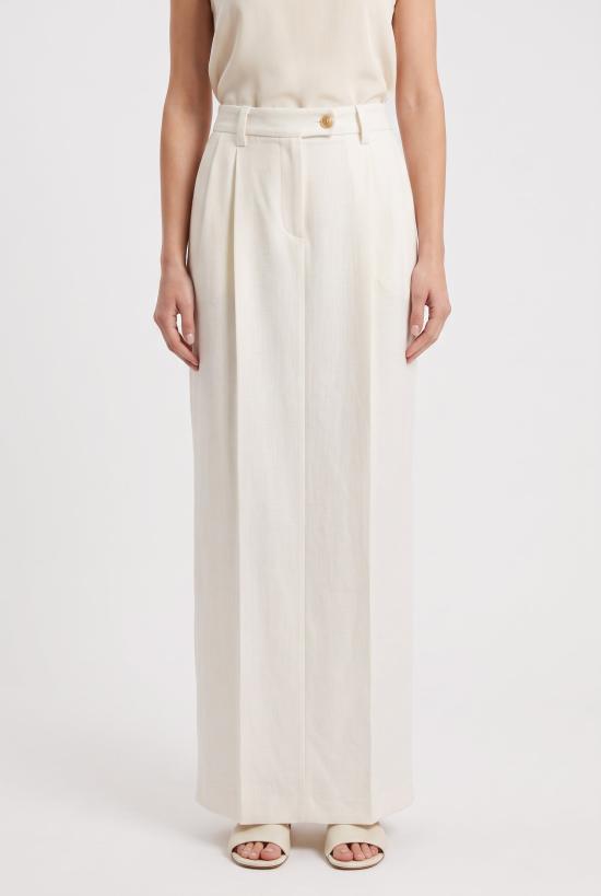  브루넬로 쿠치넬리 스커트 i200194 WHITE - BRUNELLO CUCINELLI