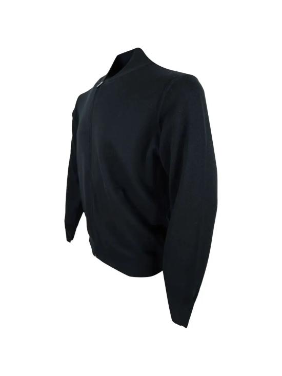 26FW 필리포 드 로렌티스 집업 니트 BZ1ML RM16F 990 BLACK - FILIPPO DE LAURENTIIS