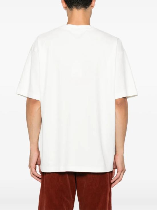 26FW 드롤드무슈 반팔 티셔츠 M TS355 CO002 OW OW OFF WHITE - DROLE DE MONSIEUR