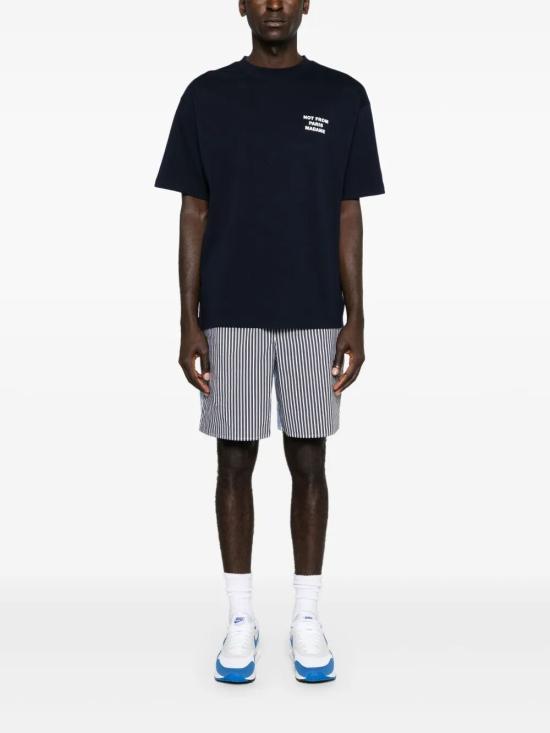 26FW 드롤드무슈 반팔 티셔츠 M TS203 CO002 NY NY NAVY - DROLE DE MONSIEUR