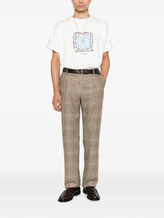 26FW 드롤드무슈 반팔 티셔츠 M TS343 CO002 OW OW OFF WHITE - DROLE DE MONSIEUR