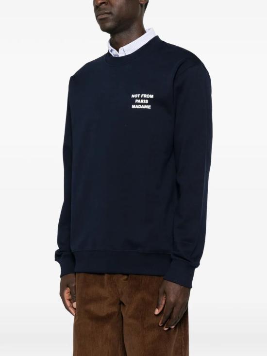 26FW 드롤드무슈 후드 티셔츠 M SW149 CO127 NY NY NAVY - DROLE DE MONSIEUR