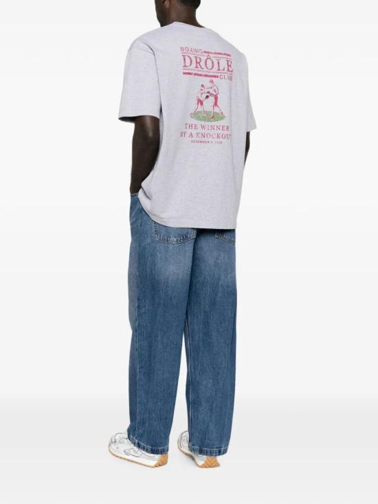 26FW 드롤드무슈 반팔 티셔츠 M TS342 CO248 HGRE HGRE HEATHER GREY - DROLE DE MONSIEUR