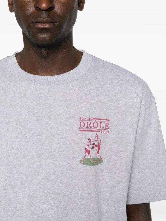 26FW 드롤드무슈 반팔 티셔츠 M TS342 CO248 HGRE HGRE HEATHER GREY - DROLE DE MONSIEUR