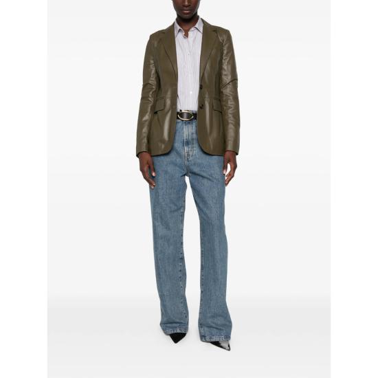 26FW 딸리아토레 가죽 자켓 CHI26 02 SOPHIE OLIVE GREEN - TAGLIATORE