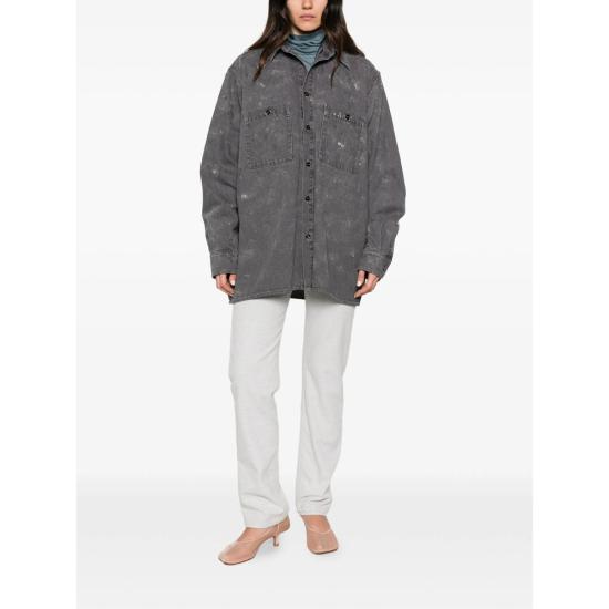 26FW MM6 메종마르지엘라 데님 자켓 M30064 SH2DT0055 964 GREY - MM6 MAISON MARGIELA