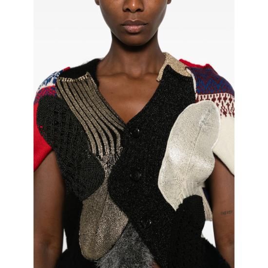 26FW 와타나베 준야 가디건 JR N021 MULTI BLACK RED - JUNYA WATANABE