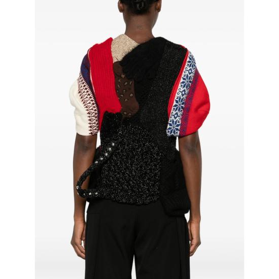 26FW 와타나베 준야 가디건 JR N021 MULTI BLACK RED - JUNYA WATANABE