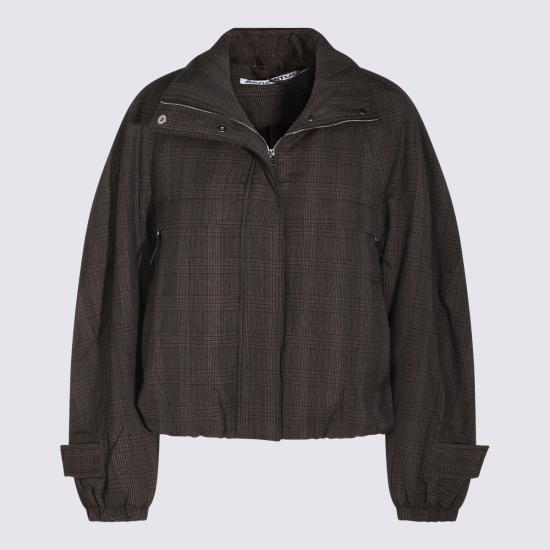 26FW 아크네 스튜디오 자켓 A90740 AHB BROWN BLACK - ACNE STUDIOS