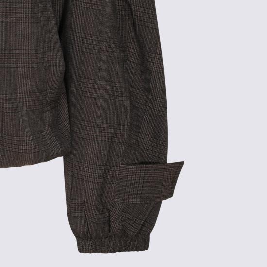 26FW 아크네 스튜디오 자켓 A90740 AHB BROWN BLACK - ACNE STUDIOS