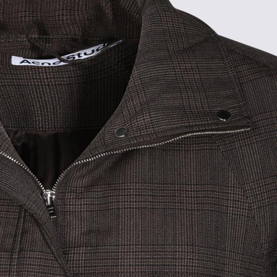 26FW 아크네 스튜디오 자켓 A90740 AHB BROWN BLACK - ACNE STUDIOS
